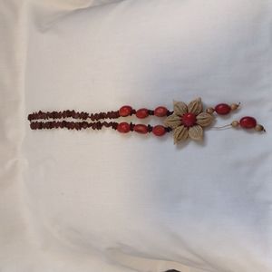Handmade seed necklace